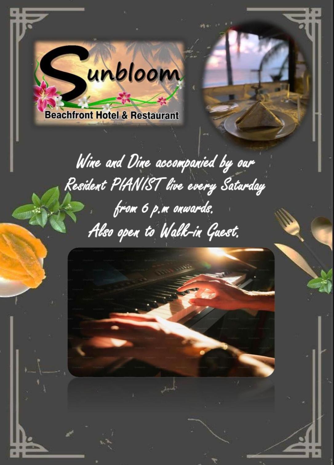 Sunbloom Beachfront Hotel And Restaurant Zambales Sinabacan ภายนอก รูปภาพ